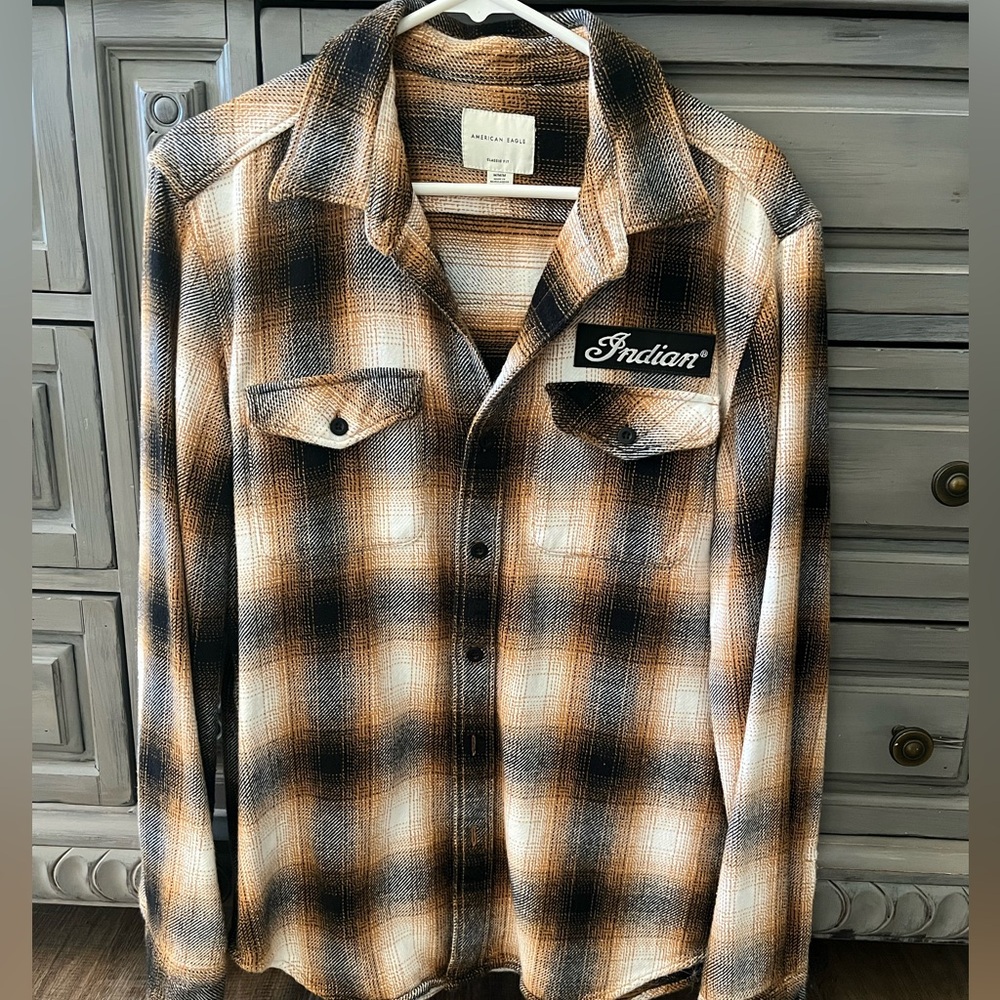 Indian motorcycle flannel